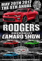 rodgers 2017 camaro show