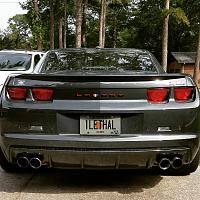 CAMARO rear letters installed