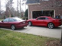 The old Probe and my new Camaro