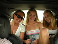 my marketing girls at Georgia Southern University... who says the backseat is small?? ;)