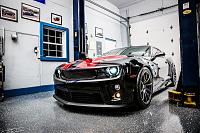 Camaro inthe garage