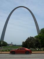 St. Louis on our RT. 66 trip. Just want everyone to know I'm an all Chicago sports fan.