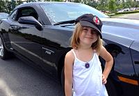 June 2013: My 5 year old loves Daddy's car!