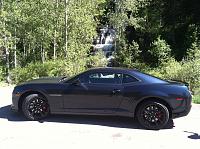 Stopped on the drive home after picking her up