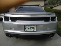 dipped trunk lid
