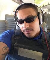 Flying back into Country connecting flight is a HELO got to love manning the Gun on the Chopper in Can't wait. Don't know if its Rabbit season or Duck Season.