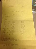 My dad's first pass. Left lane.