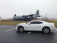 Taking Vinny out for a ride at my base at Fort Indiantown Gap. Thought he'd pose by this plane.