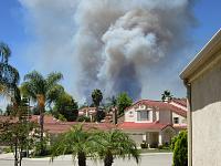 San Marcos, CA fire. May 15, 14.  Quite a show.