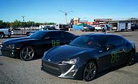 My car with my brother's FR-S at NASA MIR Tax Freedom Weekend (brother did Hyperdrive and a ride-along, I did my first HPDE 1 weekend and got graduated to HPDE 2 just in time to drive solo for my...