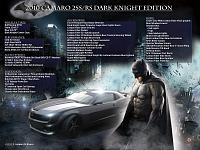 Show Board for the Dark Knight Picture dose not reflect current installs