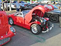 Those tires look monsterous compared to the OEM ones I remember.  But I like it!