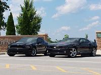 My camaro and my wifes 2013 Mustang.