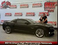 Black Beauty wins 2014 High Performance  Nationals  
BEST custom  Camaro.  Atlanta GA.