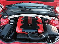 painted engine cover