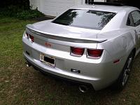 3D Carbon Spoiler through Phasetek - Rear View