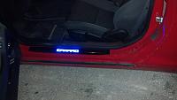 Camaro led door sill