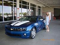 Therese and Our new Camaro