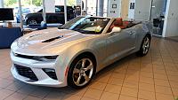 In the showroom before bringing her home.