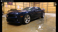 2010 Imperial Blue Camaro SS/RS