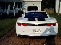 Removed rear bowtie and installed black out decal and retro SS emblem.  Also removed stock SS badge. (6/13)