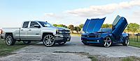 My 16 Silverado and 12 Camaro