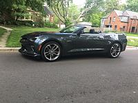 In front of the house