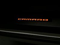 Camaro Lighted Door Sills   Orange