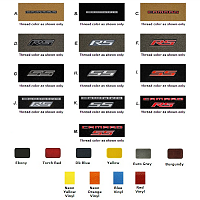 Gen 5 Camaro Floor Mat Color Options