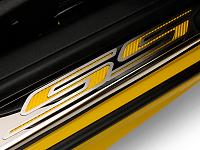 Gen 5 Polished Door Sill with SS Logo Cutout - Multiple Inlay Color Options