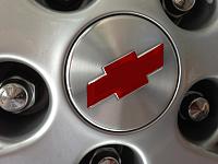 Bowtie Wheel Center Cap Overlay Decal