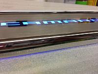 Camaro Lighted Door Sills - Blue