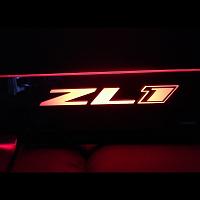 Camaro ZL1 Lighted Door Sills - Red