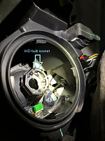 HID bulb socket