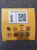 Apparently, counterfeit Philips bulbs exist. Please check the bottom of the box and verify authenticity.