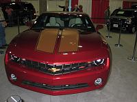 Gold stipes to match factory bowtie.