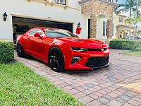 self made dual front splitter.