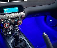 phastek blue footwell leds