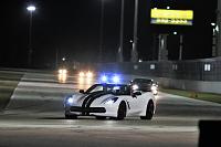 Vette at PBIR at night