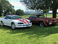 1980 bought new, 4spd (now a 5 spd) car without T-tops.  97 30th Anniv. SS is a 6spd without T-tops.  Been in family for 20 years