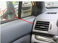 WRX vent surround with reflection