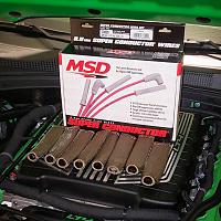 MSD 8.5mm Spark Plug Red Wires