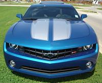 2010 Aqua Blue Metallic Camaro V6 6-Speed Manual 1LT/RS, Black Interior.