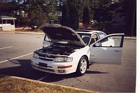 1997 Maxima SE 5MT, custom wheels/tire combo, Eibach Pro-Kit Springs, short-throw shifter, air intake