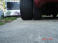 SST Camaro 345 MT Drag Radial vs 235 width tire