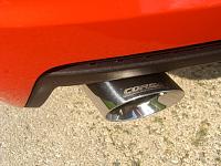 Corsa exhaust outlet. Much better looking and sounding than stock exhaust.