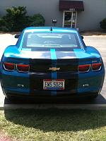 Just got my stripes painted on :)