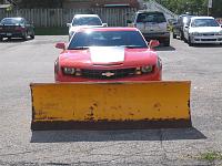 Camaro plow