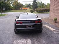 Tinted windows. Blacked out bowtie and RS bagde. Blacked out reverse lights. Blacked out tail light bezels