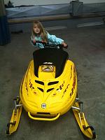 Maggie's Sled, starting her young!